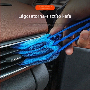 Mosóventilátor műtermék redőnytisztító kefe holtszögű réstisztító kefe autó légkondicionáló réstisztító kefe háztartási