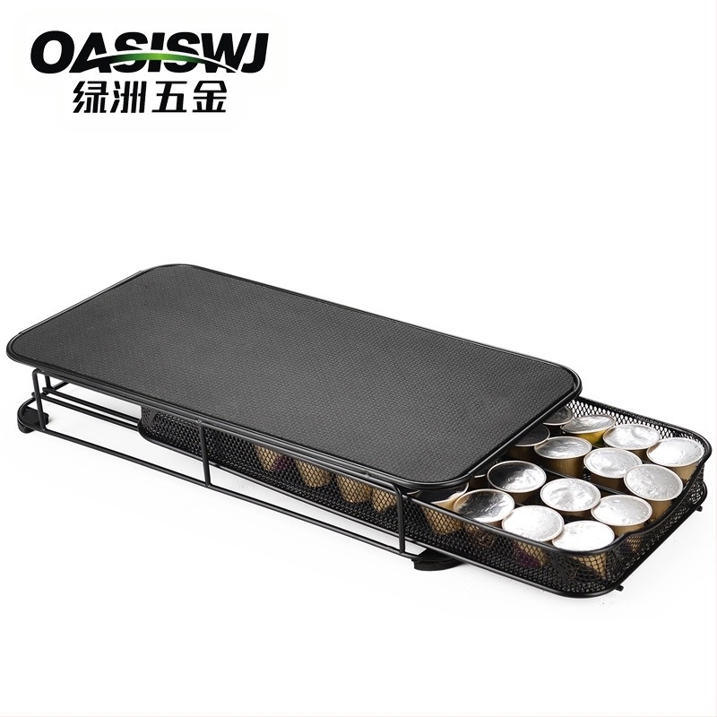 Oasiswj Nescafé kávékapszula-tároló állvány 40 Nespresso kis teafilter-tároló doboz kávéfőző talp