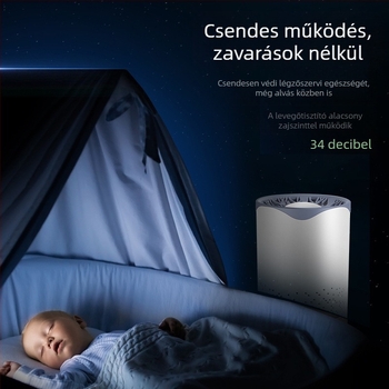 Új háztartási légtisztító aktív szén kis háztartási gépek irodai asztali szűrőtisztító