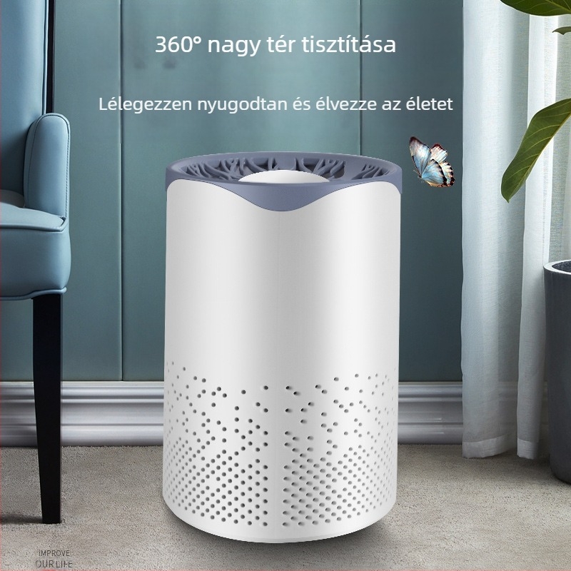 Új háztartási légtisztító aktív szén kis háztartási gépek irodai asztali szűrőtisztító