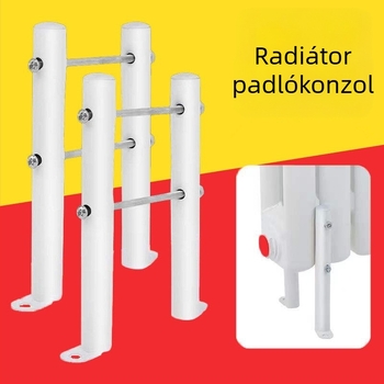 Radiátor Radiátor talajkonzol Függőleges, vastagított rögzítőkeret Támasz Alsó konzol Padlóláb Horgonykonzol Alap