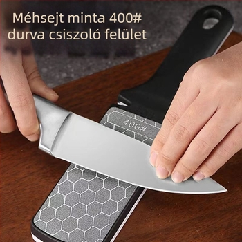 Új multifunkcionális csiszolókorong-élező kés, háztartási konyhai késélező kő, 400 mesh, 1000 mesh konyhai eszköz