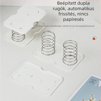 Emelő papírzsebkendő doboz rugós tartója az alsó rugós fiókdoboz alsó tartójához húzáshoz tárolódoboz rugós levél emelő rugalmas tartó