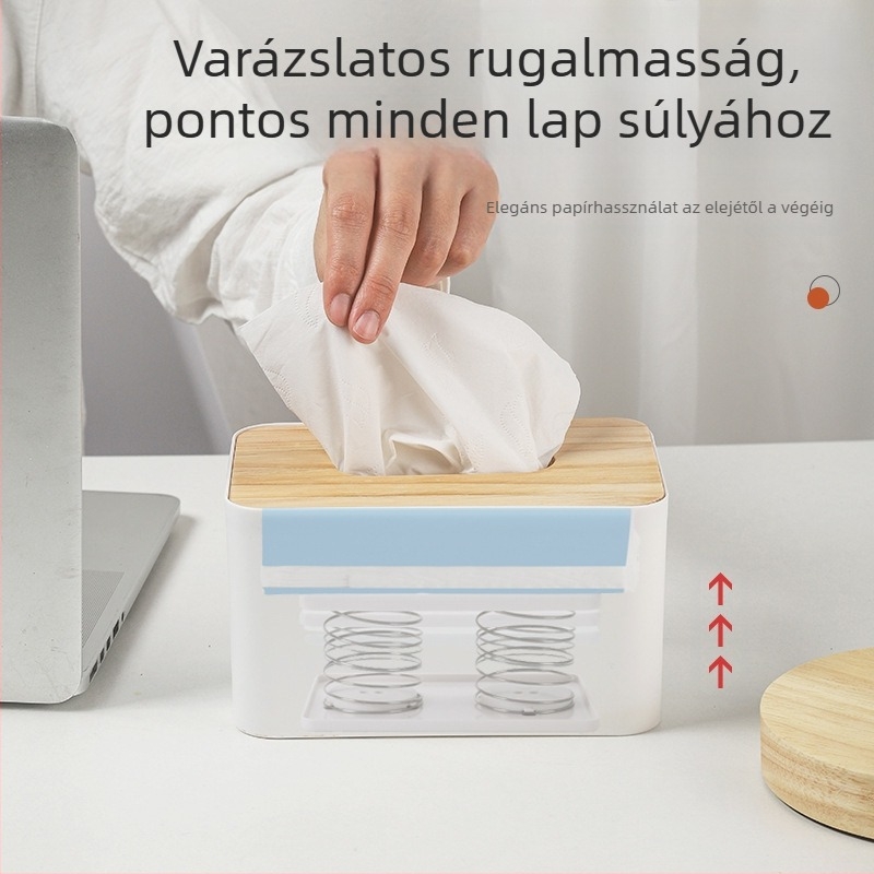 Emelő papírzsebkendő doboz rugós tartója az alsó rugós fiókdoboz alsó tartójához húzáshoz tárolódoboz rugós levél emelő rugalmas tartó