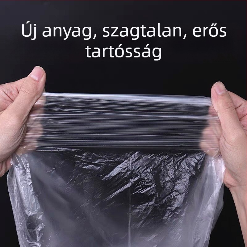 Kis szemeteszsákok, 1000 darab, vastagított, fehér, speciálisan hotelszobákba, átlátszó, vastagított műanyag szemeteszsákok, nagykereskedelem