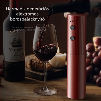 Elektromos bornyitó palacknyitó automatikus töltés háztartási bornyitó bornyitó palacknyitó és kupak palack műtárgy