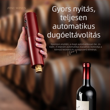 Elektromos bornyitó palacknyitó automatikus töltés háztartási bornyitó bornyitó palacknyitó és kupak palack műtárgy