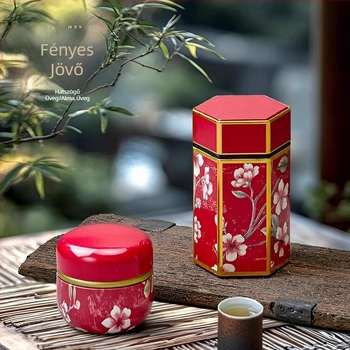 Új National Tide teásdobozok vasdobozok általános fekete tea zöld tea illatos tea 50g125g teacsomagolás üres dobozok gyártói