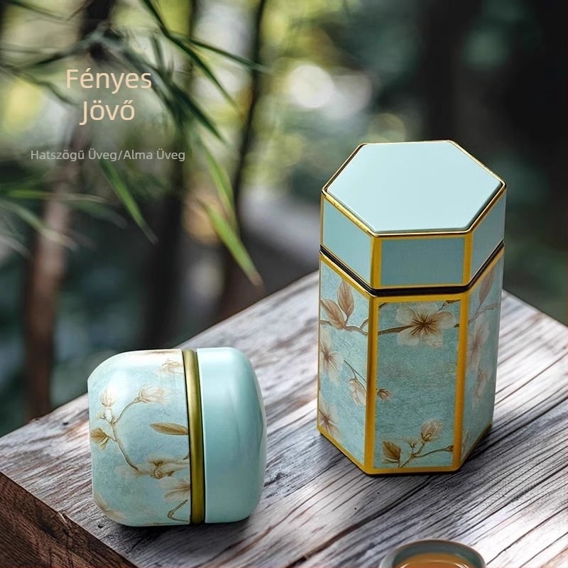 Új National Tide teásdobozok vasdobozok általános fekete tea zöld tea illatos tea 50g125g teacsomagolás üres dobozok gyártói