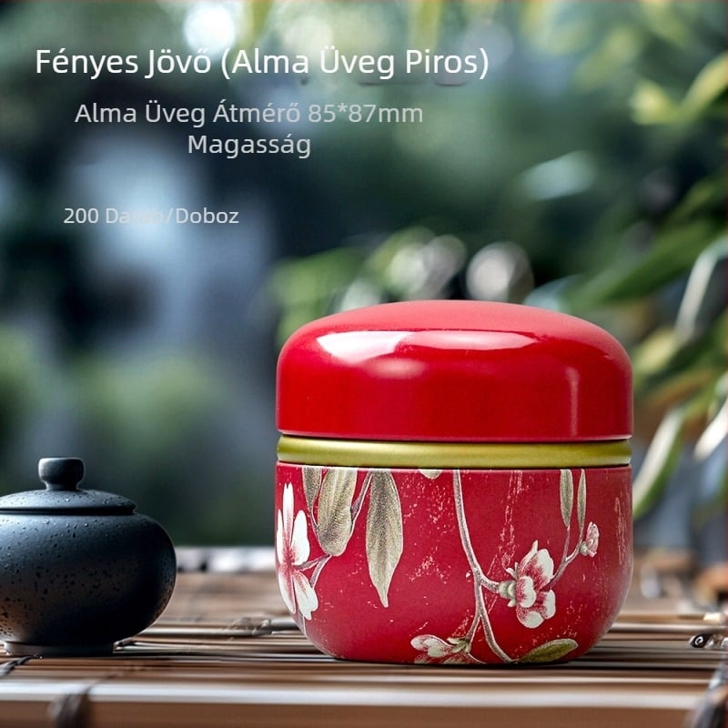 Új National Tide teásdobozok vasdobozok általános fekete tea zöld tea illatos tea 50g125g teacsomagolás üres dobozok gyártói