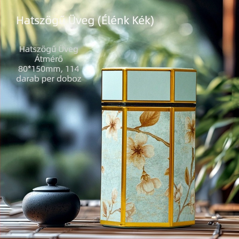 Új National Tide teásdobozok vasdobozok általános fekete tea zöld tea illatos tea 50g125g teacsomagolás üres dobozok gyártói