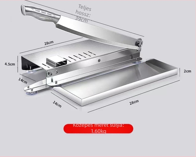 Aprító giljotin Háztartási marha- és birkaszeletelő Kézi zsírmarha-szeletelő Csontvágó giljotin Konyhai giljotin Aprítás