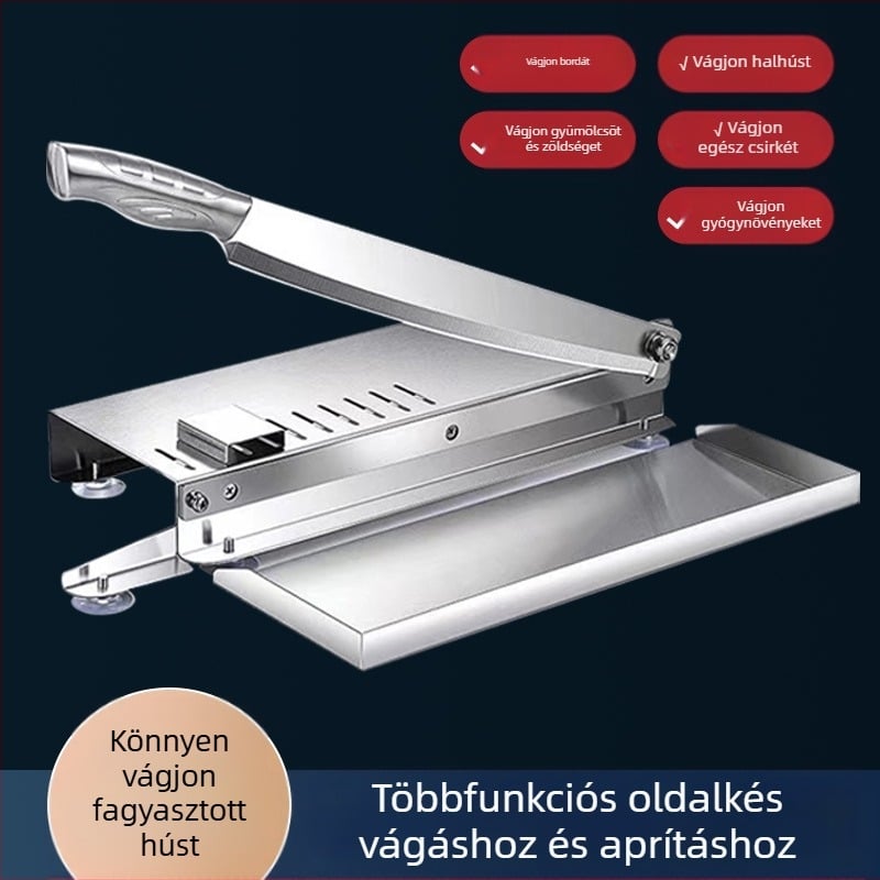 Aprító giljotin Háztartási marha- és birkaszeletelő Kézi zsírmarha-szeletelő Csontvágó giljotin Konyhai giljotin Aprítás