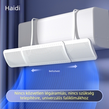 Légkondicionáló szélterelő, közvetlen fújás elleni védelem, hengeres függőleges légkondicionáló, függő légkondicionáló levegőkimenet szélterelő, műtermék bezárása