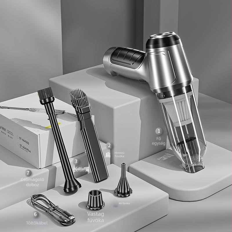 Autós vezeték nélküli porszívó Multifunkcionális Erős Fúvással Szívó Háztartási Kis Szívású Kézi Nagy Teljesítményű Fúvó Por