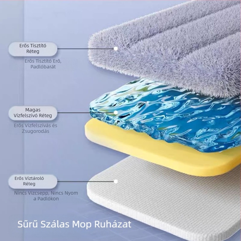 2024 Új titán kristály lapos felmosó kézi mosásmentes háztartási felmosó lusta felmosó műtárgy felmosó felmosó felmosó felmosó felmosó felmosó munkaerő-takarékos