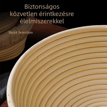 Indonéz rattan kézzel szőtt kenyérsütő kosár, kerek, ovális, háromszög alakú, tésztakosár, sütőkosár, többféle specifikációjú, amerikai rattan szövés