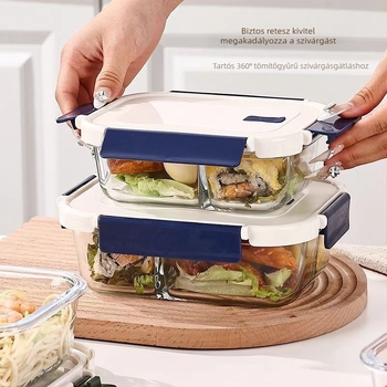 Irodai dolgozók ebéddoboza mikrohullámú sütővel melegíthető étel hűtőszekrény speciális nagy kapacitású gyümölcs ebéddoboz lezárt hőmegőrzés hőállóság