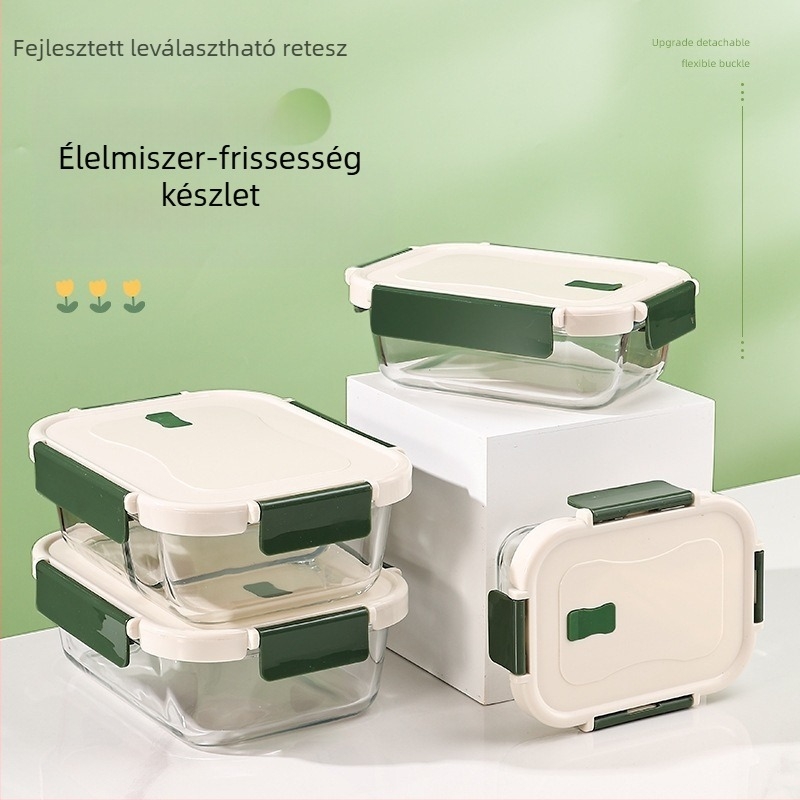 Irodai dolgozók ebéddoboza mikrohullámú sütővel melegíthető étel hűtőszekrény speciális nagy kapacitású gyümölcs ebéddoboz lezárt hőmegőrzés hőállóság