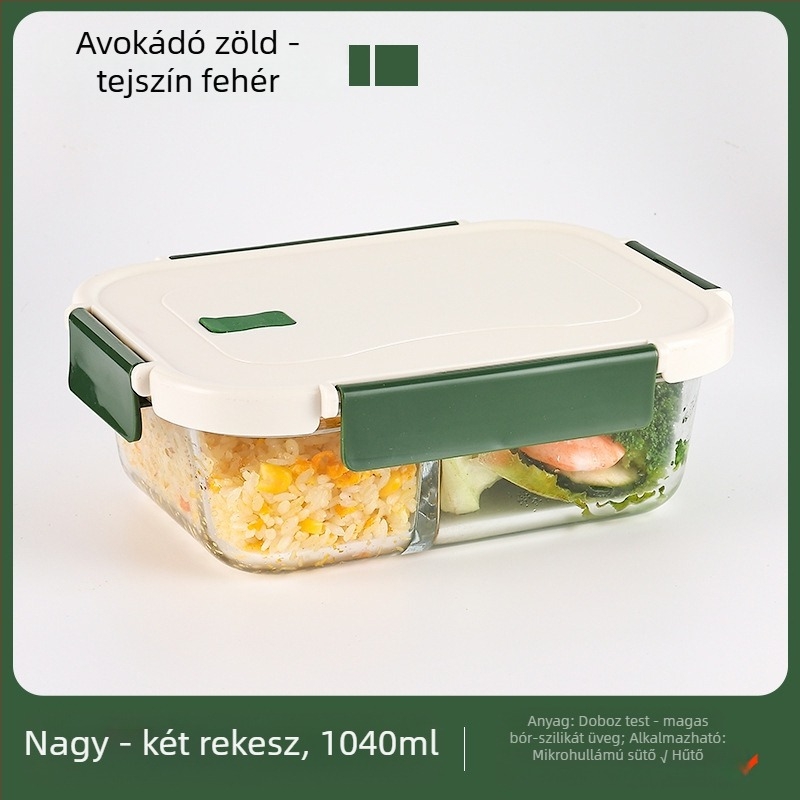 Irodai dolgozók ebéddoboza mikrohullámú sütővel melegíthető étel hűtőszekrény speciális nagy kapacitású gyümölcs ebéddoboz lezárt hőmegőrzés hőállóság