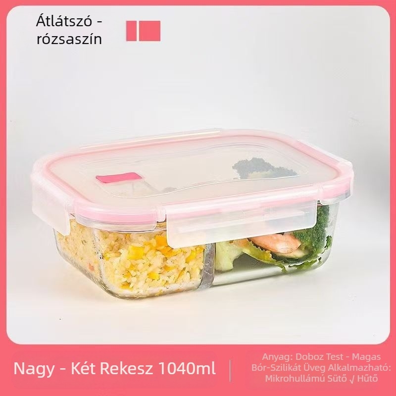 Irodai dolgozók ebéddoboza mikrohullámú sütővel melegíthető étel hűtőszekrény speciális nagy kapacitású gyümölcs ebéddoboz lezárt hőmegőrzés hőállóság