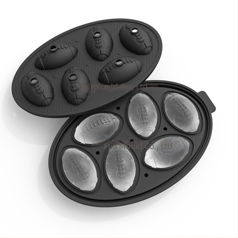 Határokon átnyúló robbanásveszélyes koponya fagylalt 10 páros halloweeni csokoládéforma kreatív házi készítésű szilikon fagylalt tölcsérrel