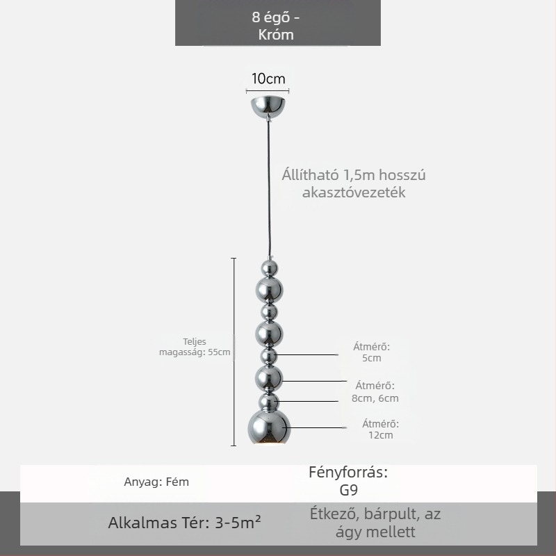 Modern minimalista UFO éttermi csillár Kreatív személyiség krémszínű hálószoba éjjeliszekrény kis csillár gyerekszoba dolgozószoba lámpa