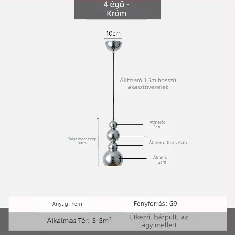 Modern minimalista UFO éttermi csillár Kreatív személyiség krémszínű hálószoba éjjeliszekrény kis csillár gyerekszoba dolgozószoba lámpa