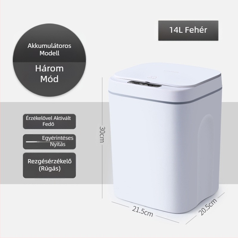 Új intelligens szemetes fürdőszobai érzékelővel vízálló szemetes műanyag kreatív intelligens otthoni szemetes nagykereskedelem