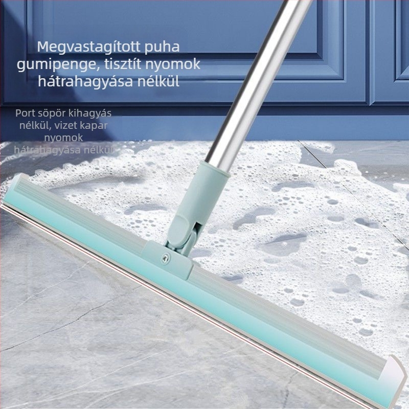 szilikon ablaktörlő háztartási fürdőszoba fürdőszoba tisztítás padló üvegkaparó műtárgy seprő haj seprő víz varázslatos seprű