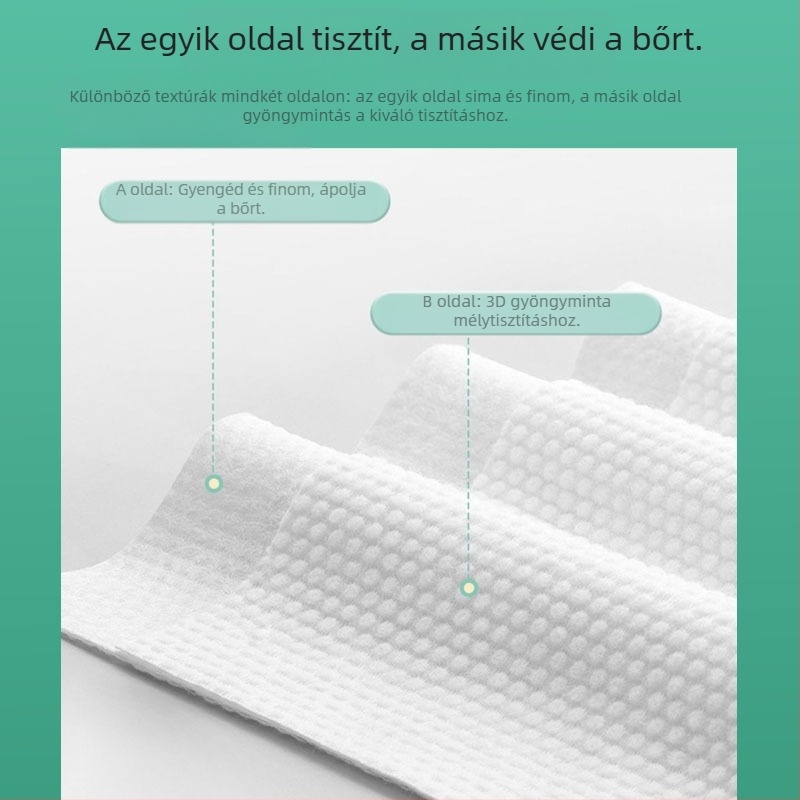 Eldobható arctisztító kendők, Vastagított gyöngyös, kivehető arctisztító kendők, Puha pamut törölközők, Arctisztító kendők, Szépségszalon Nagykereskedelem