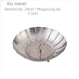 Rozsdamentes acél Lotus összecsukható párolóedény konyhai pároló behúzható vízálló pároló háztartási zöldség- és gyümölcsleeresztő kosár