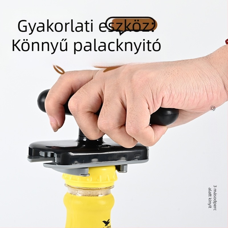 Többfunkciós üvegnyitó háztartási konyhai eszközök praktikus üvegnyitó csúszásgátló fedélcsavarozó eszköz