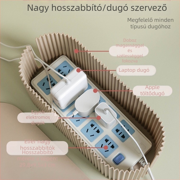 Elosztó tárolódoboz tábla vezetékrendező aljzat tápegység gyűjtemény tárgy dekoratív blokkoló biztonság határokon átnyúló új modell