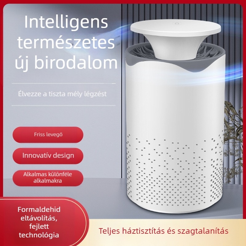Új háztartási kétfunkciós légtisztító beltéri asztali készülékhez, formaldehidmentes és füstmentes asztali lámpa tisztítóval