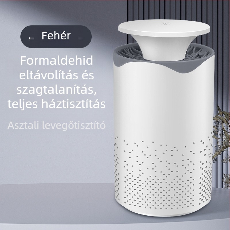 Új háztartási kétfunkciós légtisztító beltéri asztali készülékhez, formaldehidmentes és füstmentes asztali lámpa tisztítóval