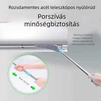 Ágy aljának tisztítóeszköze háztartási portalanító réstisztító új teleszkópos rúd ultravékony felmosó elektrosztatikus leválasztó
