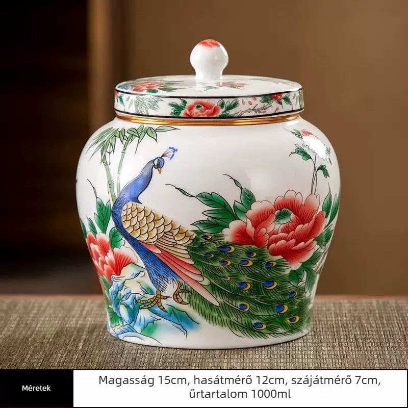 Butik alumínium teáskannák vintage kerámia kannák háztartási lezárt tárolódobozok nedvességálló Pu'er fehér tea lezárt dobozok nagykereskedelemben