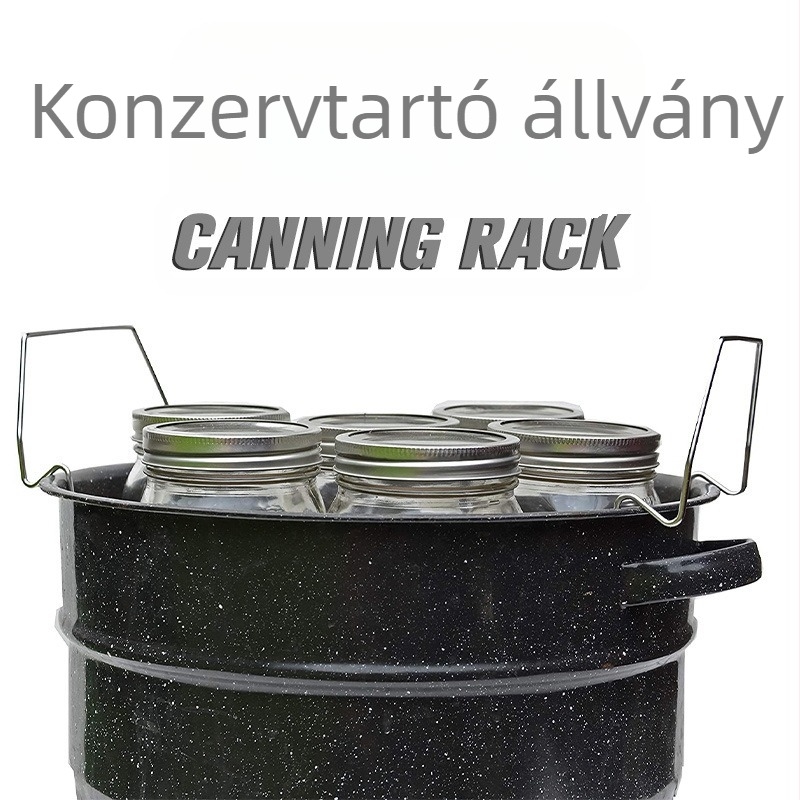 Amazon konyhai eszközök rozsdamentes acél konzervállvány kis konzervállvány palackcsipesz tárolóállvány kosár konzervfogó 2 darabos készlet