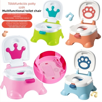 Határokon átnyúló gyermek bili, női baba zenélő bili, kis baba WC, kisfiú bili, piszoár