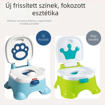 Határokon átnyúló gyermek bili, női baba zenélő bili, kis baba WC, kisfiú bili, piszoár