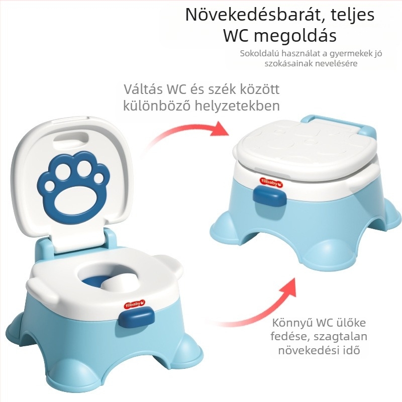 Határokon átnyúló gyermek bili, női baba zenélő bili, kis baba WC, kisfiú bili, piszoár