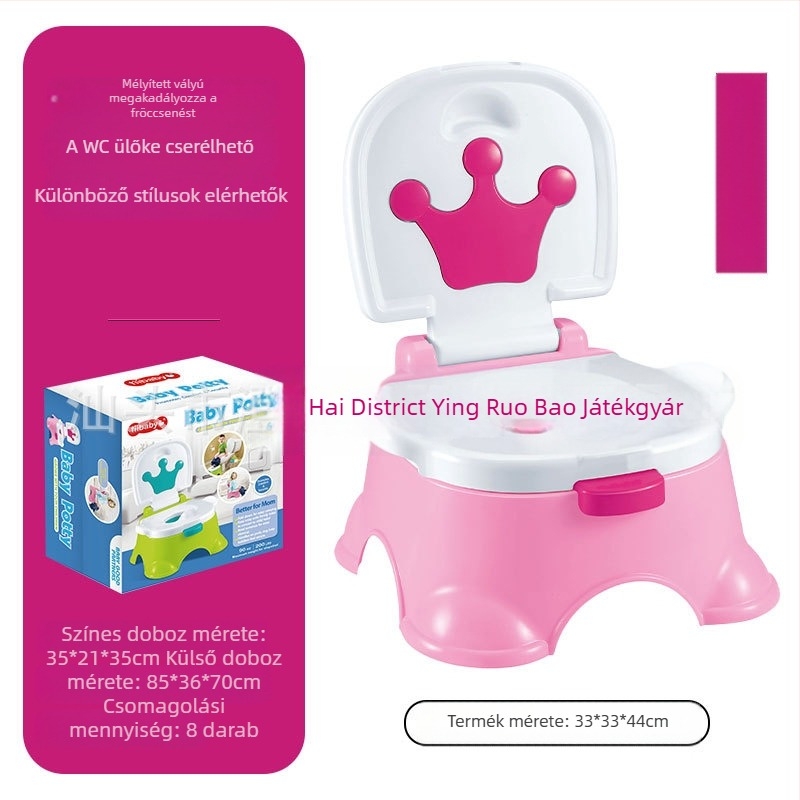 Határokon átnyúló gyermek bili, női baba zenélő bili, kis baba WC, kisfiú bili, piszoár