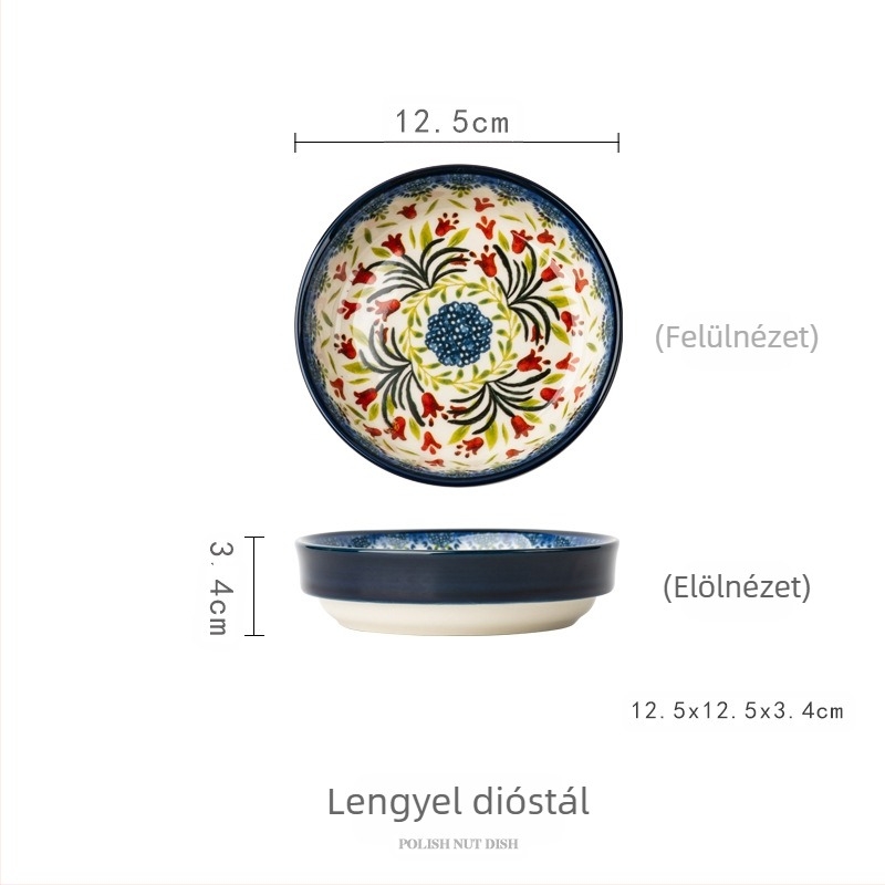 Lengyel bögre kerámia csésze fedéllel vintage reggelizőpohár gyönyörű irodai vízcsésze háztartási kávéscsésze nagykereskedelem