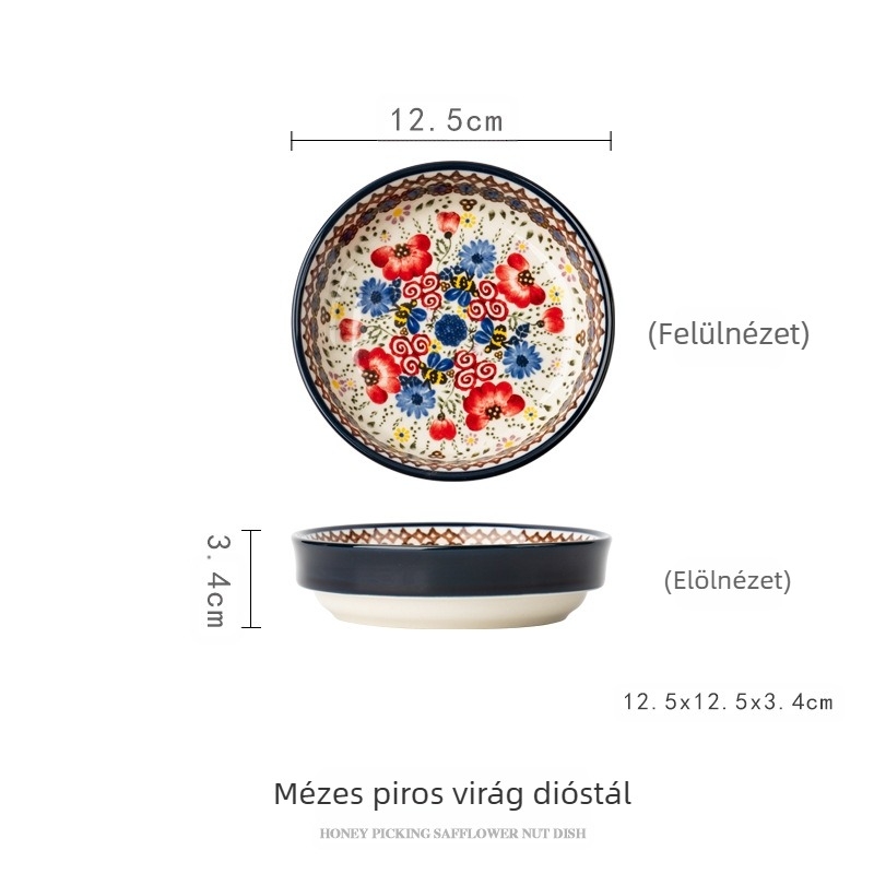 Lengyel bögre kerámia csésze fedéllel vintage reggelizőpohár gyönyörű irodai vízcsésze háztartási kávéscsésze nagykereskedelem