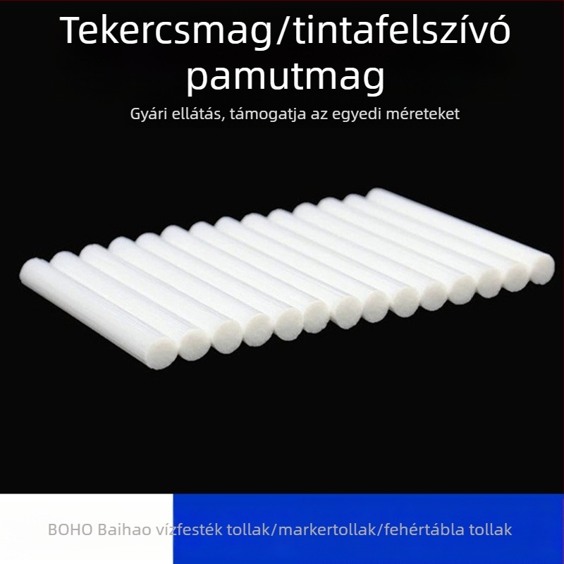 Gyári gyártású nagykereskedelmi szálas tekercses magú toll pamutmaggal akvarell toll táblatoll filctoll tinta nedvszívó pamutmaggal