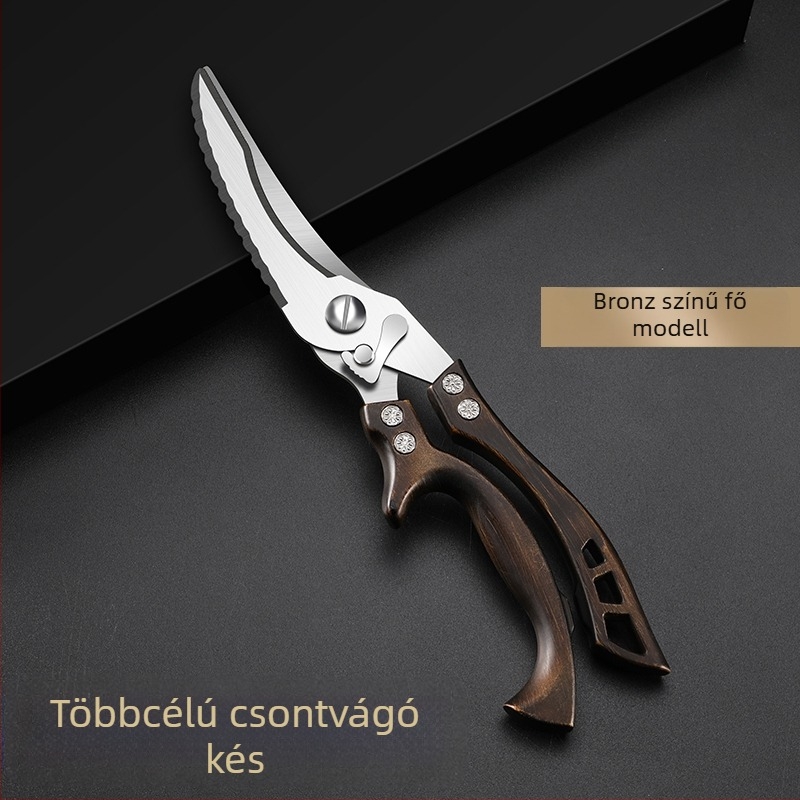 Gyári közvetlen konyhai olló háztartási erős csirkecsont olló többfunkciós olló csont speciális acél olló konyhai olló