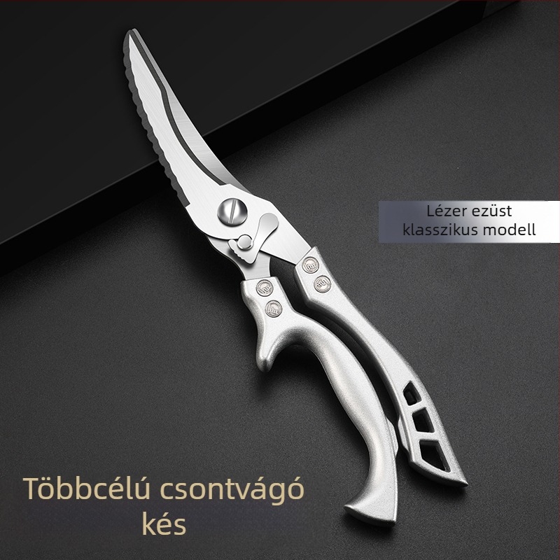 Gyári közvetlen konyhai olló háztartási erős csirkecsont olló többfunkciós olló csont speciális acél olló konyhai olló