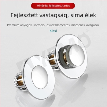 Mosdó szivárgásgátló dugó Mosdó lefolyó tartozékok Mosdó felhúzható maggal Nyomásra alkalmas mosdódugó Mosdó