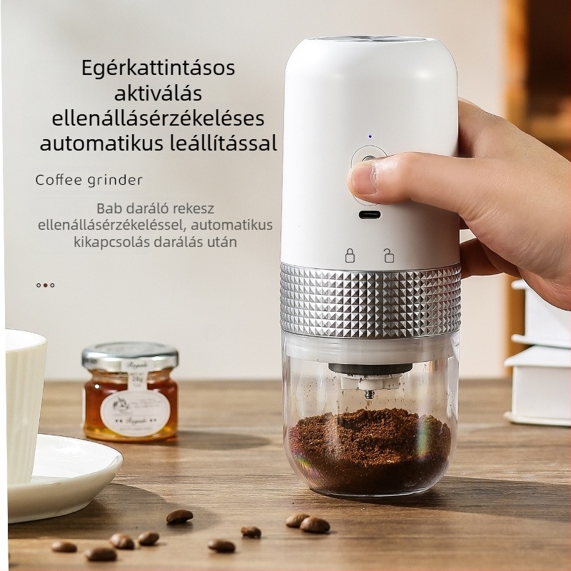 Kávédaráló Kis háztartási elektromos malom Hordozható kézi daráló Kávéfőző Kézi kávédaráló